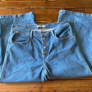 ✰NWOT Levi’s High Waisted Wide Leg Cropped Jeans ✰